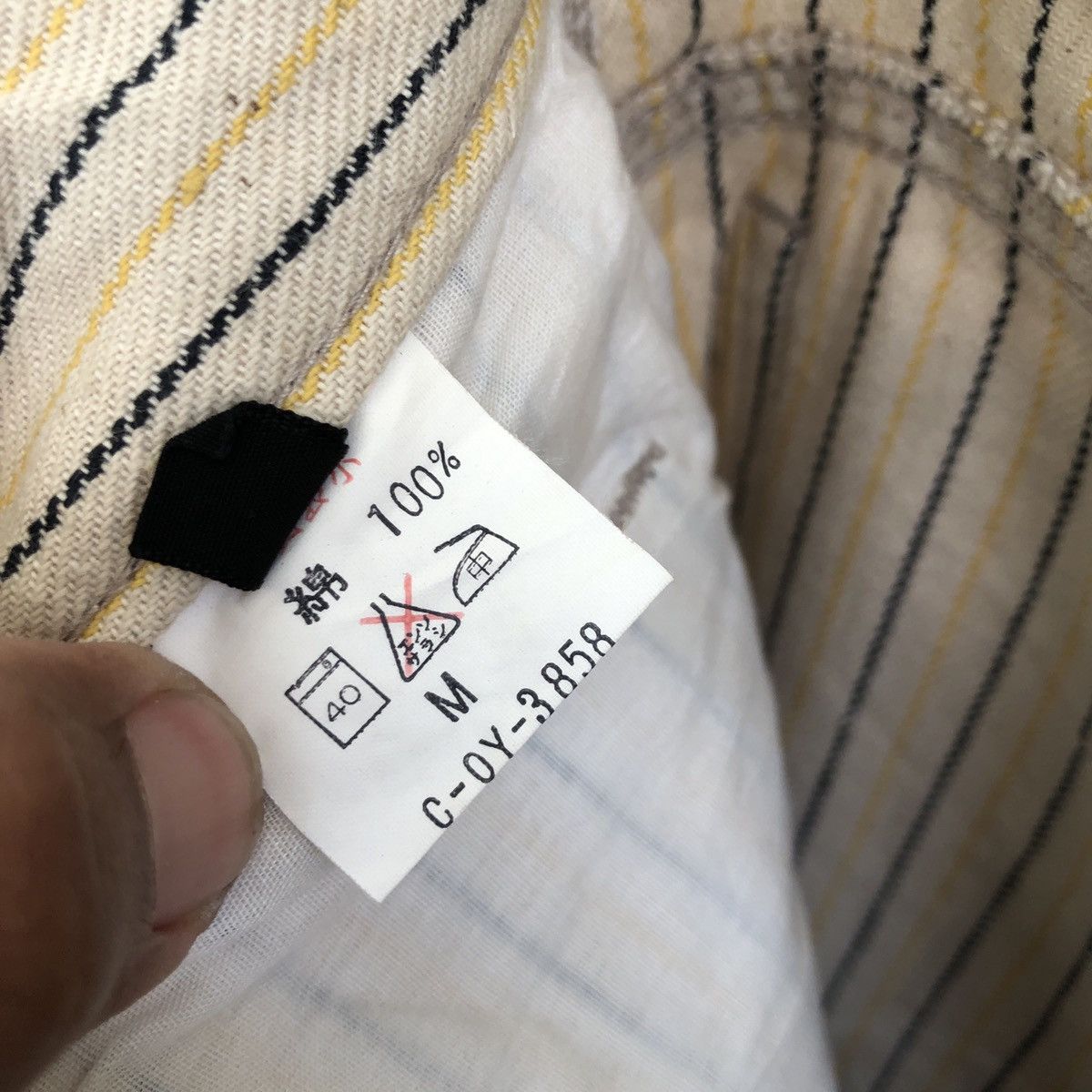 Japanese Brand × Johnbull ZAZOU JOHNBULL HIKORI STRIPE PANTS Size US 29 - 6 Thumbnail