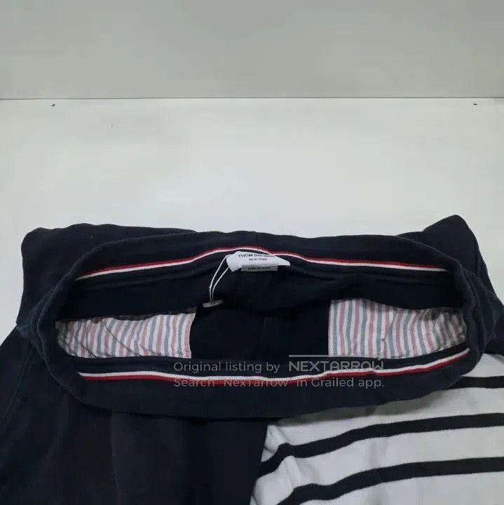 Thom Browne blue checkered wide leg pants with ties. Size US 34 / EU 50 - 2 Thumbnail