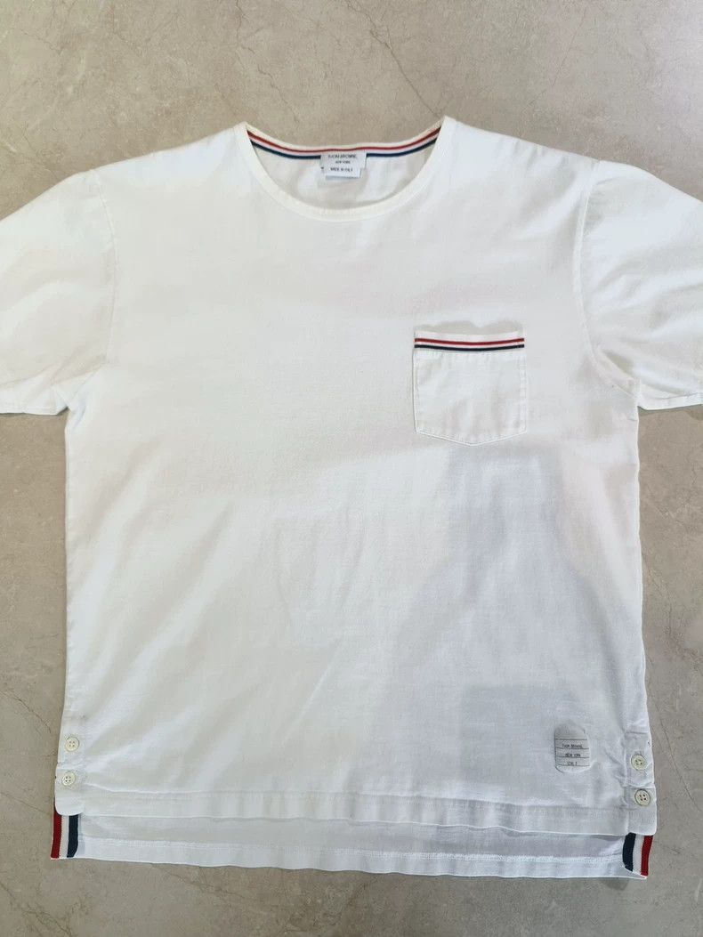 Thom Browne Thom Browne White short sleeves Size US L / EU 52-54 / 3 - 1 Thumbnail