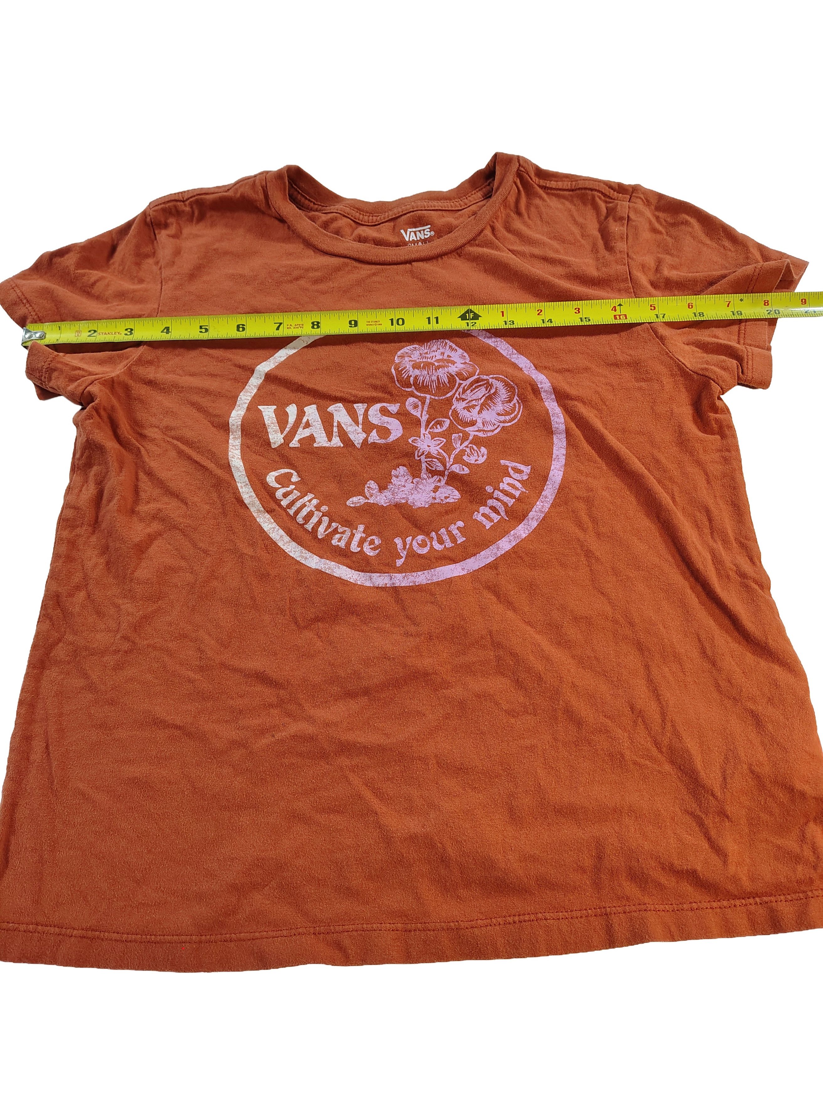 Vans Women's Small Vans "Cultivate Your Mind" T-Shirt Size S / US 4 / IT 40 - 5 Thumbnail