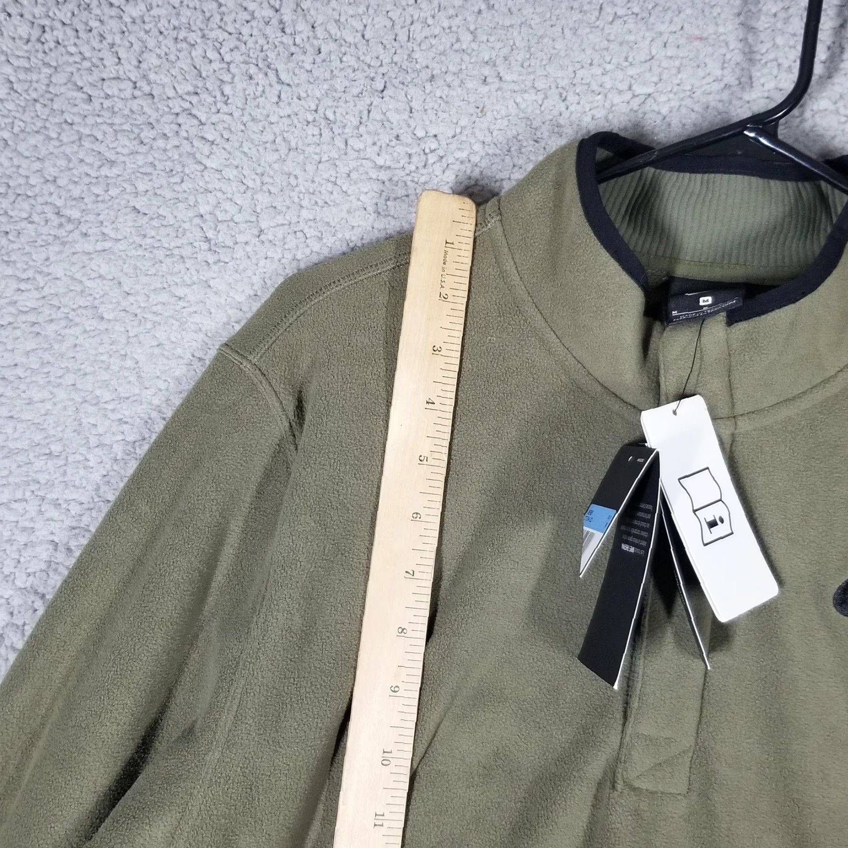 Nike Nike Golf Pullover Mens Medium Green 1/4 Zip Fleece CT1384-222 Swoosh Logo New Size US M / EU 48-50 / 2 - 3 Thumbnail