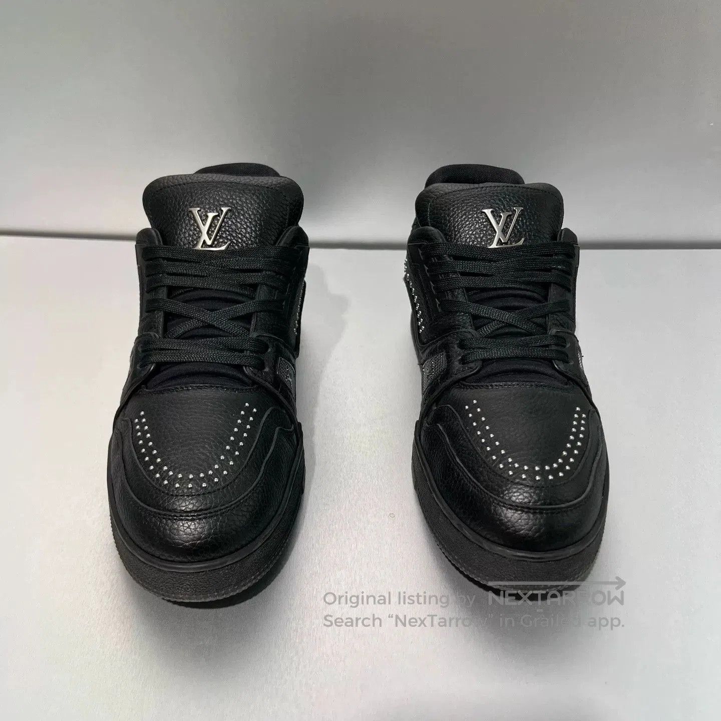 Louis Vuitton louis vuitton black trainer sneakers. Size US 9 / EU 42 - 2 Thumbnail