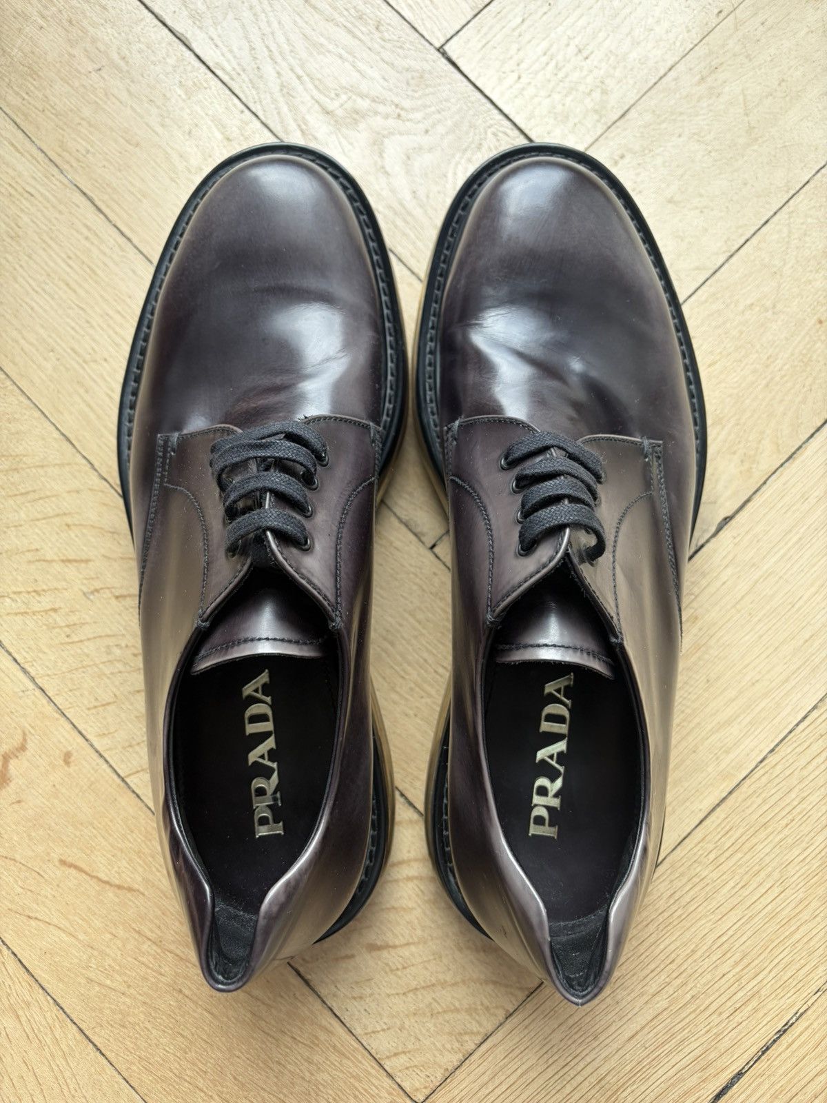 Prada Avant garde PRADA air sole derby Size US 10 / EU 43 - 2 Thumbnail