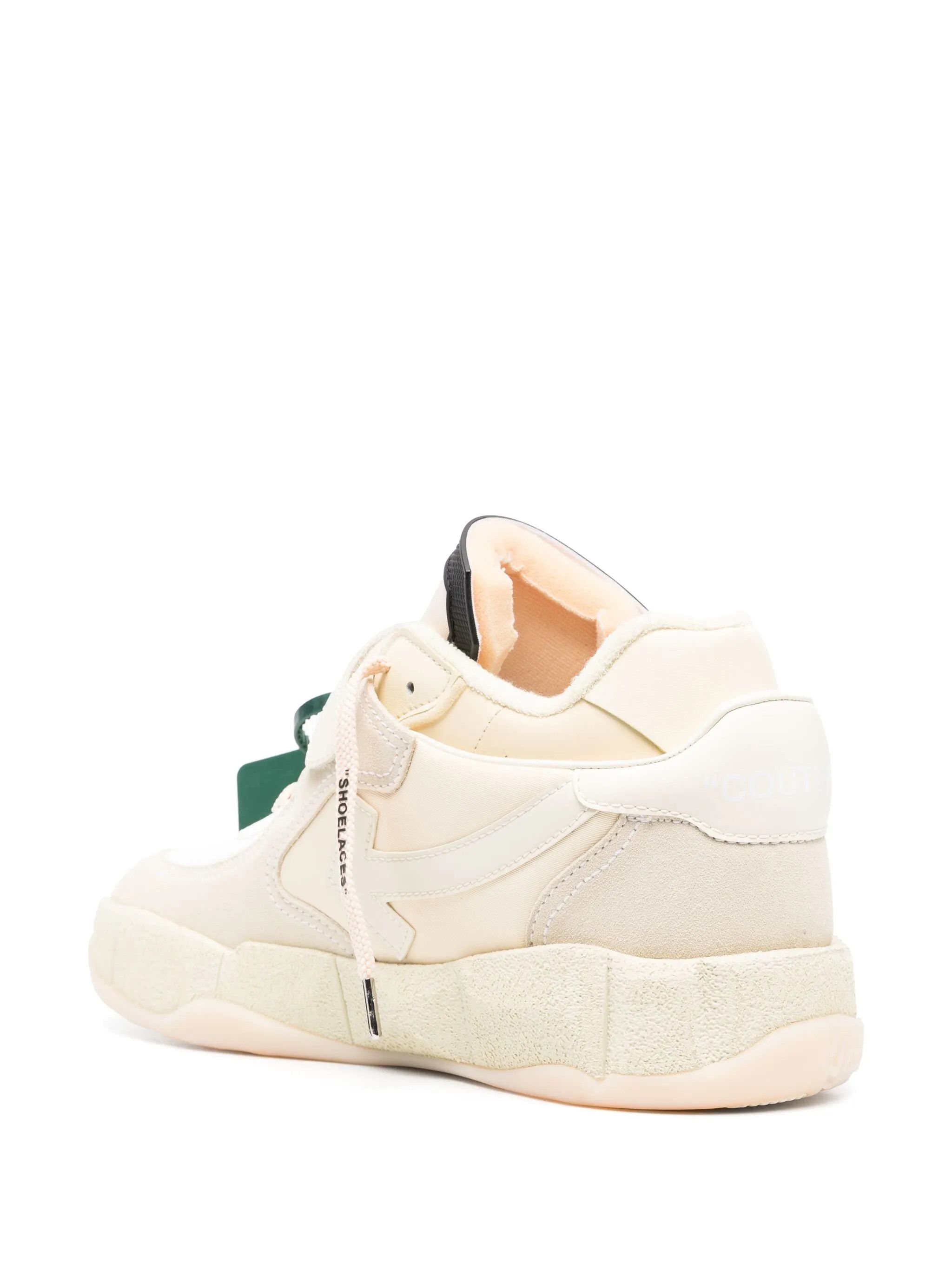 Off-White o1gr1nt0425 Puzzle Couture Low-Top Sneakers in Off White Size US 6 / EU 39 - 3 Thumbnail