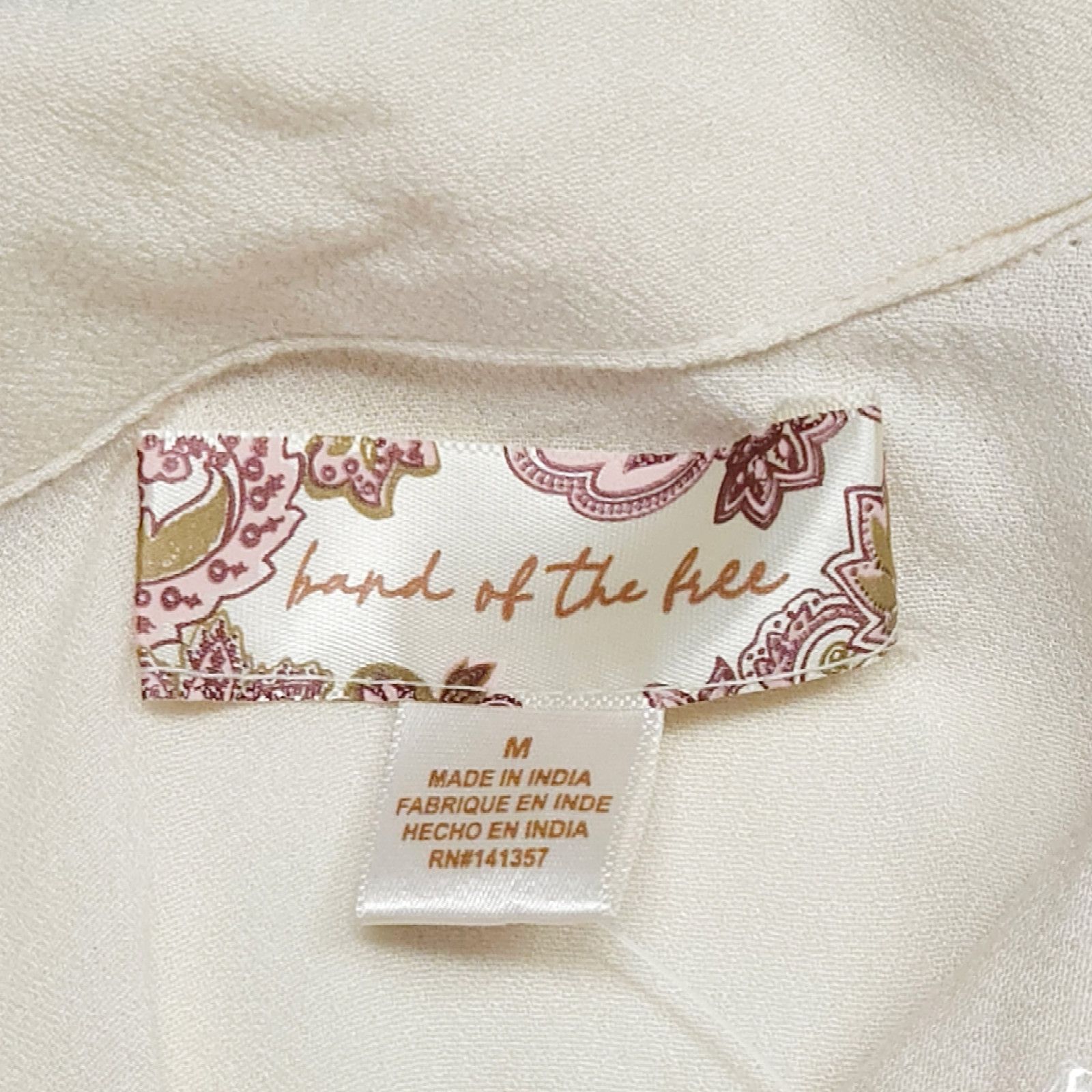 Other NWT B.O.G. Band of the Free Denise Ruffle Collar Top Sz. M Size M / US 6-8 / IT 42-44 - 8 Thumbnail