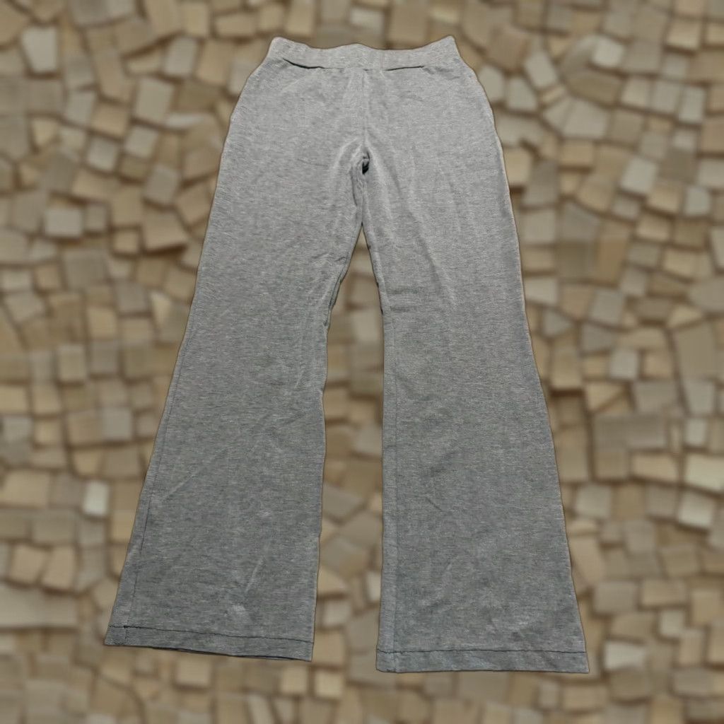 Vintage Alloy Apparel Pants Women’s Medium Gray Yoga Pants Pull On High Rise Bootcut Inseam 30” Size 32" / US 10 / IT 46 - 1 Thumbnail