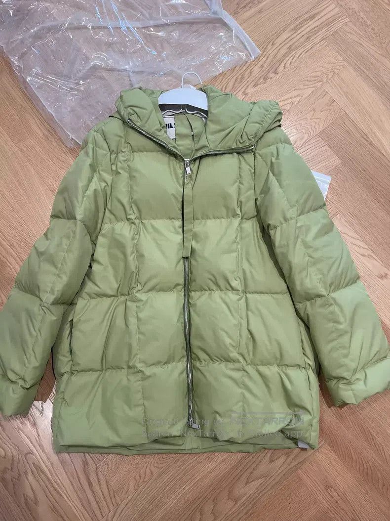 Jil Sander Jil Sander size 32 Avocado green down jacket Size S / US 4 / IT 40 - 1 Thumbnail