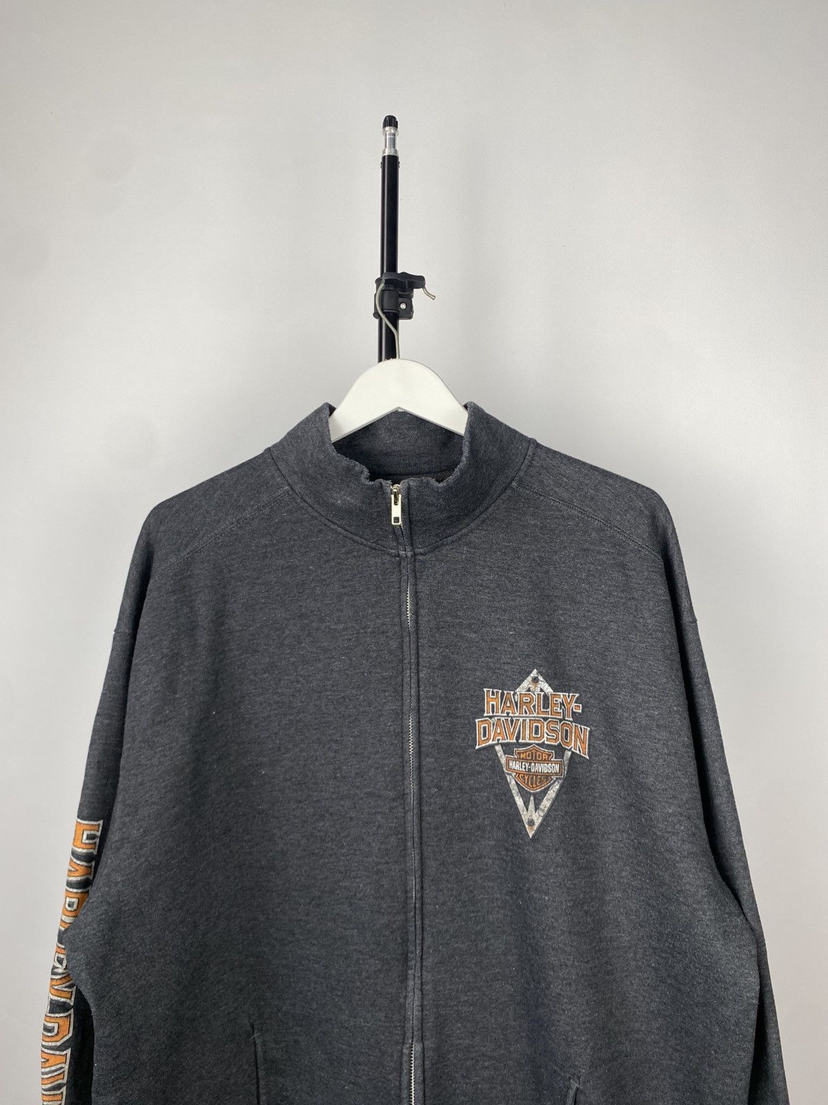 Harley Davidson × Vintage Vintage Harley Davidson Florida Black ZIP Hoodie Size US XL / EU 56 / 4 - 3 Thumbnail