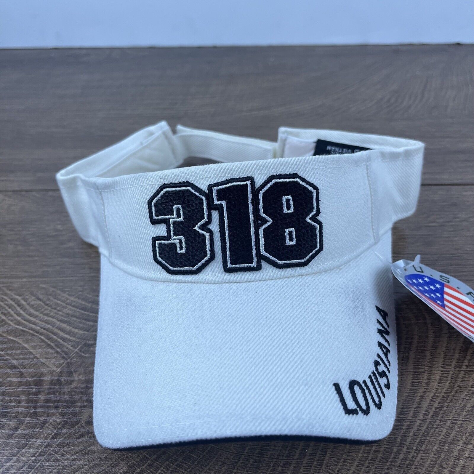 Other Louisianna 318 Visor Hat White Cap Hat 318 Adjustable Hat Wh Size ONE SIZE - 1 Thumbnail