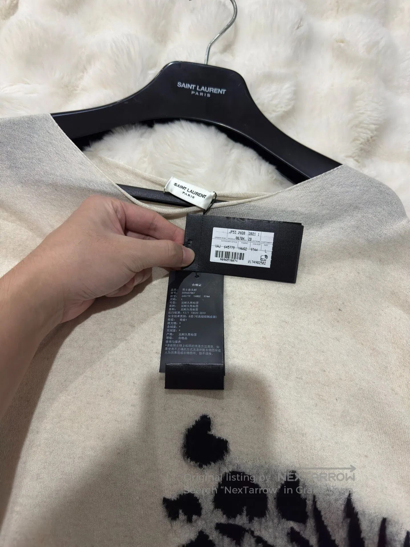 Saint Laurent Paris Saint Laurent Paris Knit sweater| Size US L / EU 52-54 / 3 - 4 Thumbnail