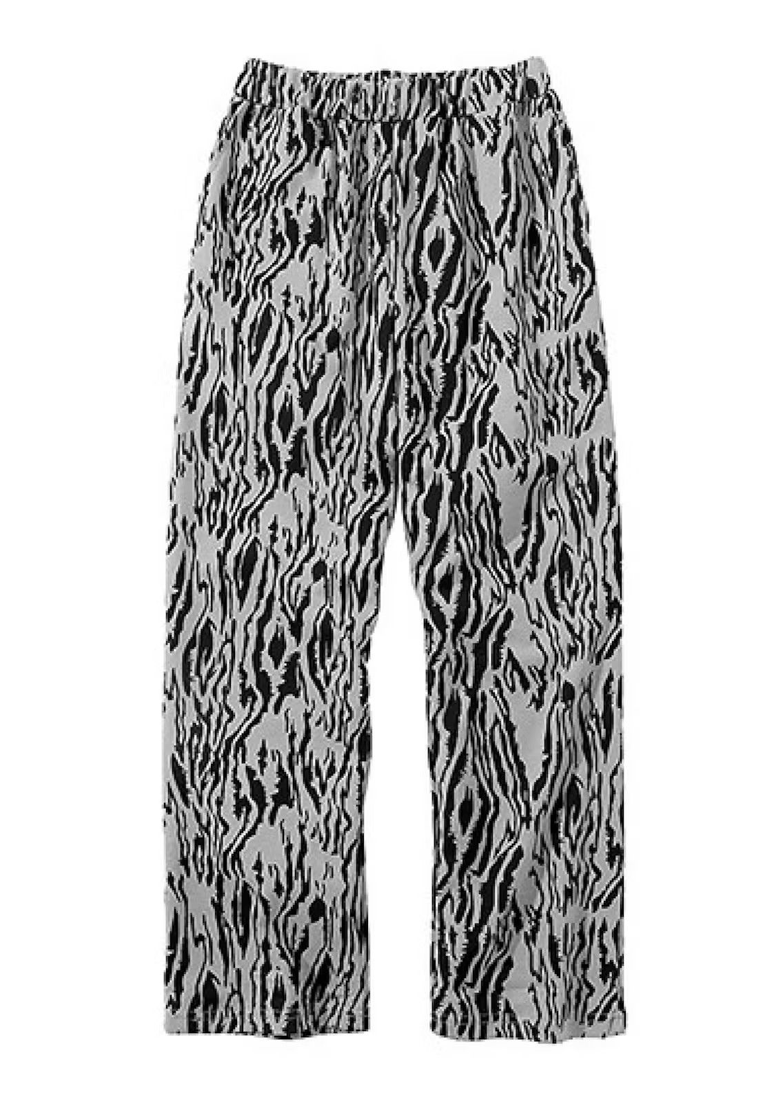 Vintage zebra pattern pants Grailed