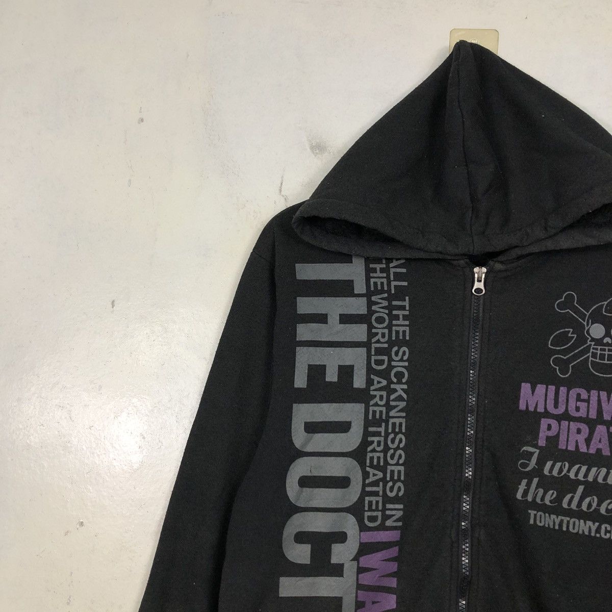 Japanese Brand 📌Cartoon Zipper Hoodie Mugiwara Pirates One Piece Big Logo Size US M / EU 48-50 / 2 - 9 Thumbnail