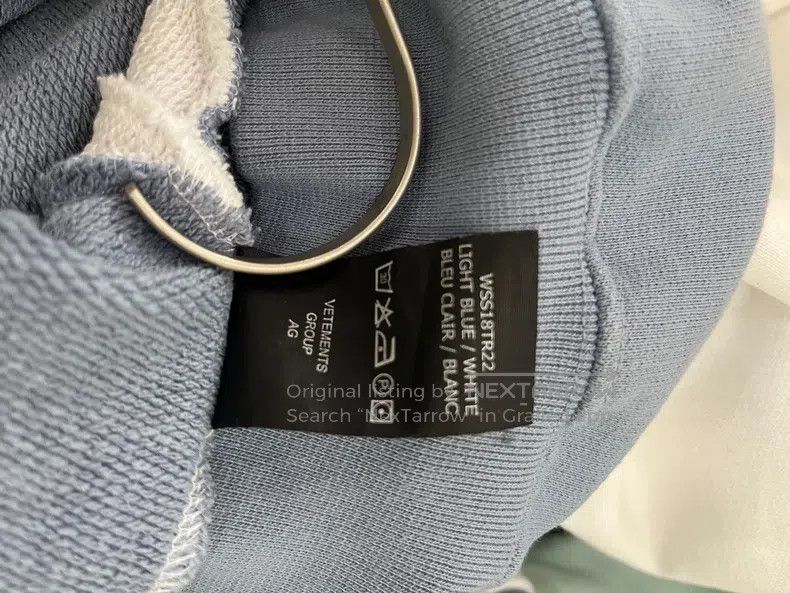 Vetements Vetements Colorblocked Hooded Sweatshirt Size US XS / EU 42 / 0 - 6 Thumbnail