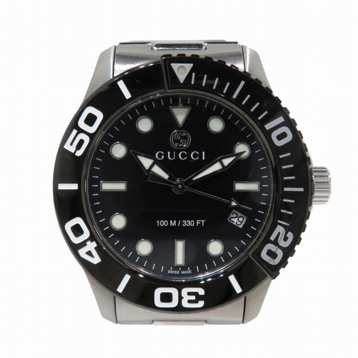 Gucci Gucci Gucci Timeless Diver Stainless Steel Metal Quartz YA126279 DUTY FREE for USA Size ONE SIZE - 1 Thumbnail