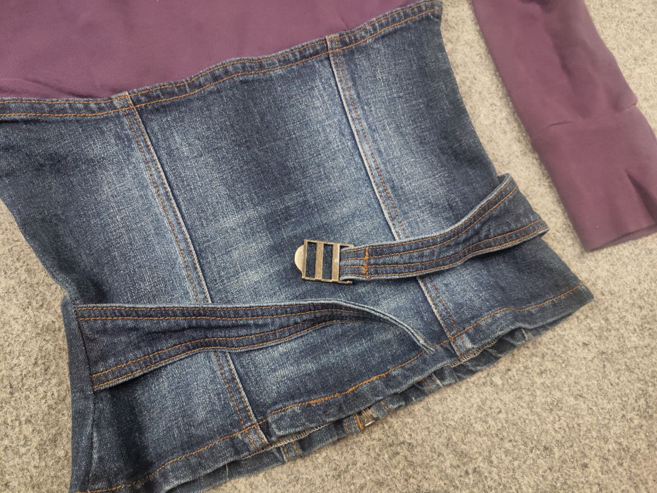 If Six Was Nine Vintage Y2K Miss zip-up Cropped Hoodie corset Hysteric Style Size M / US 6-8 / IT 42-44 - 9 Thumbnail