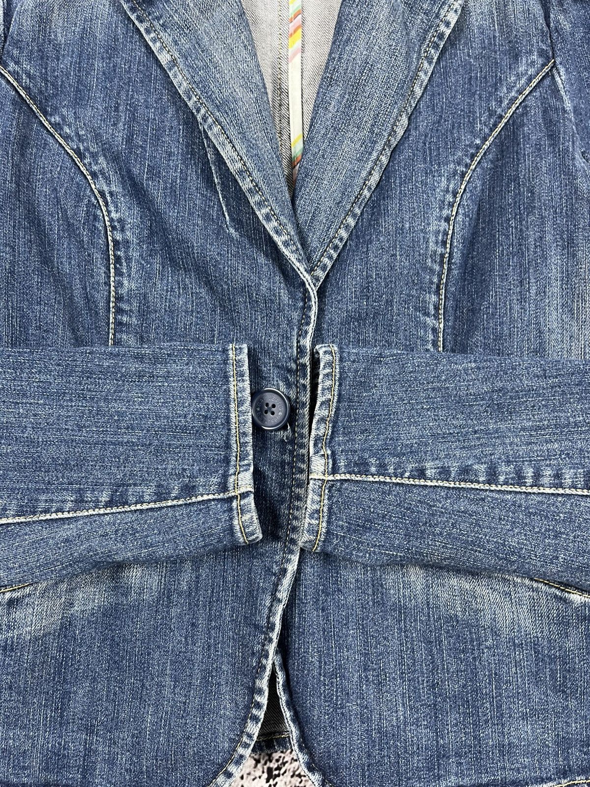 Gap Vintage Y2K Gap denim jacket streetwear grunge size 6 Size XS / US 0-2 / IT 36-38 - 5 Thumbnail
