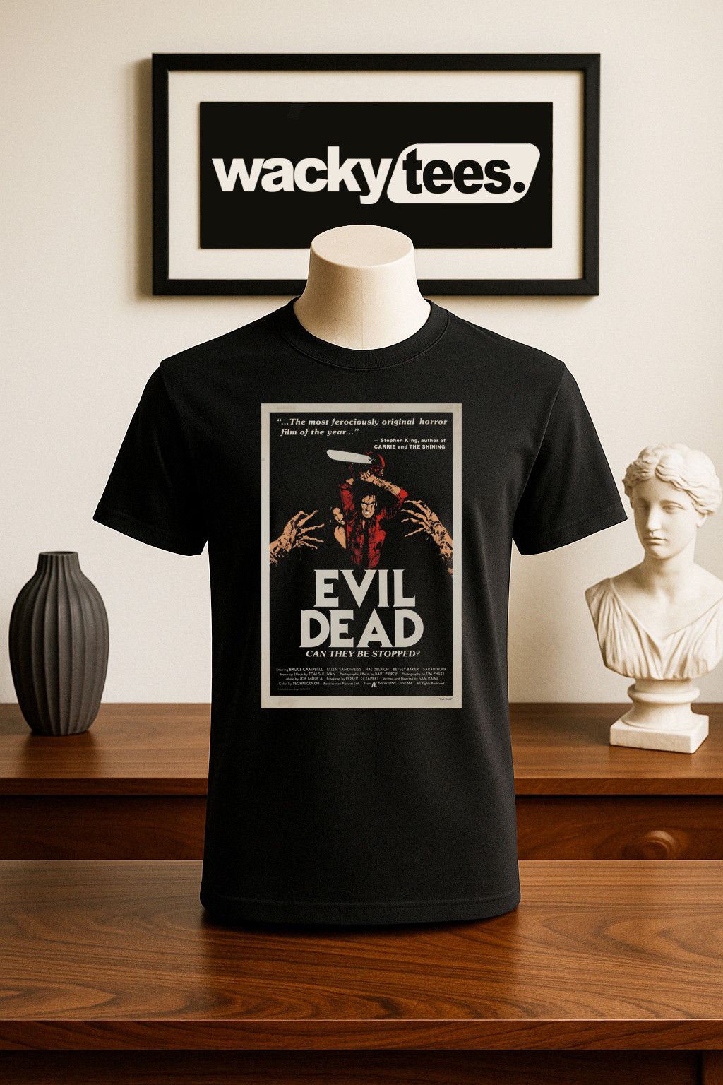Other Evil Dead 1981 Can They Be Stopped Horror Graphic Tee Shirt Size US L / EU 52-54 / 3 - 1 Thumbnail