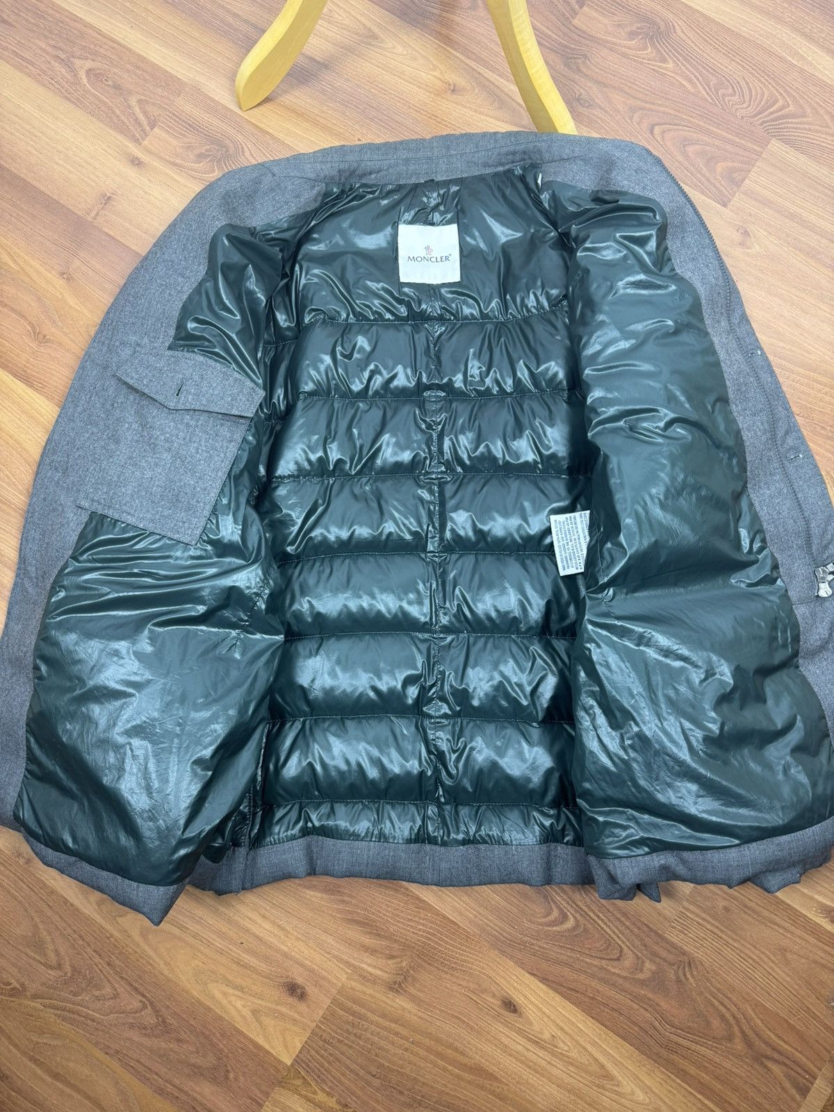 Moncler Moncler Wool Blazer Down Jacket 1700€ Size US L / EU 52-54 / 3 - 12 Thumbnail
