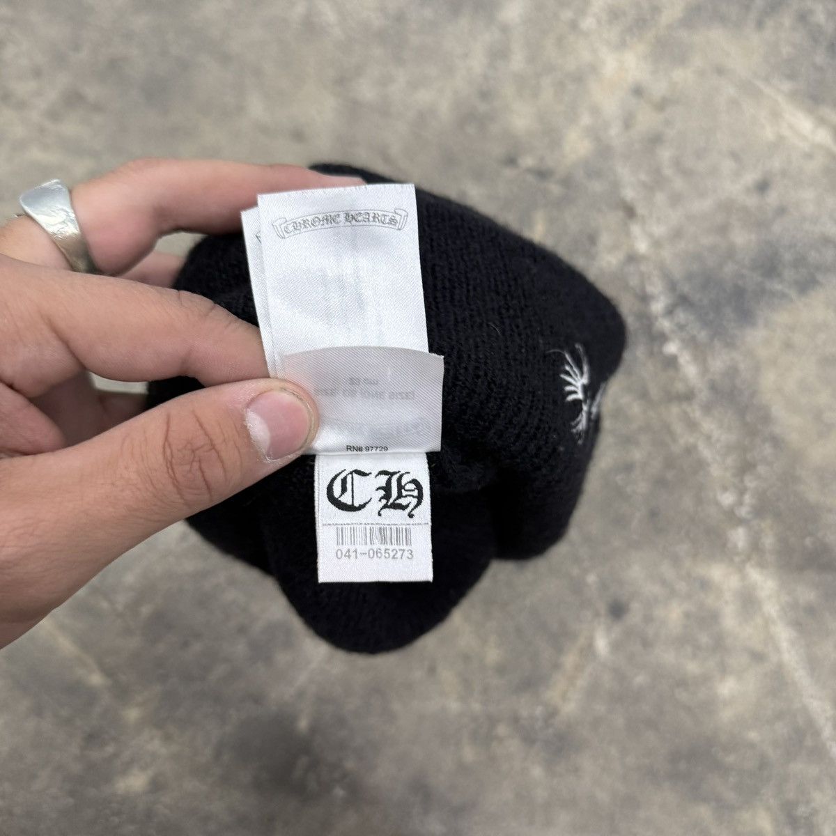 Chrome Hearts Chrome Hearts Horseshoe Beanie Size ONE SIZE - 6 Thumbnail