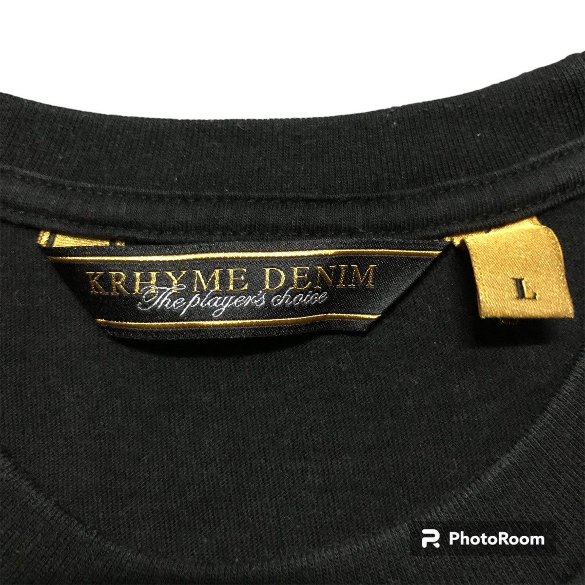 Designer × Japanese Brand Rare‼️🔥Krhyme Denim 10TH Anniversary T-Shirt Size US S / EU 44-46 / 1 - 4 Thumbnail