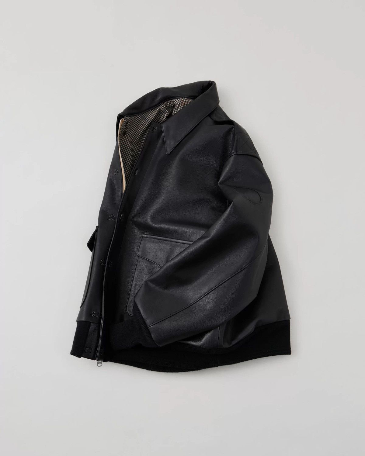 Niceness Oiled calf a2 russell leather jacket XL Size US XL / EU 56 / 4 - 3 Thumbnail