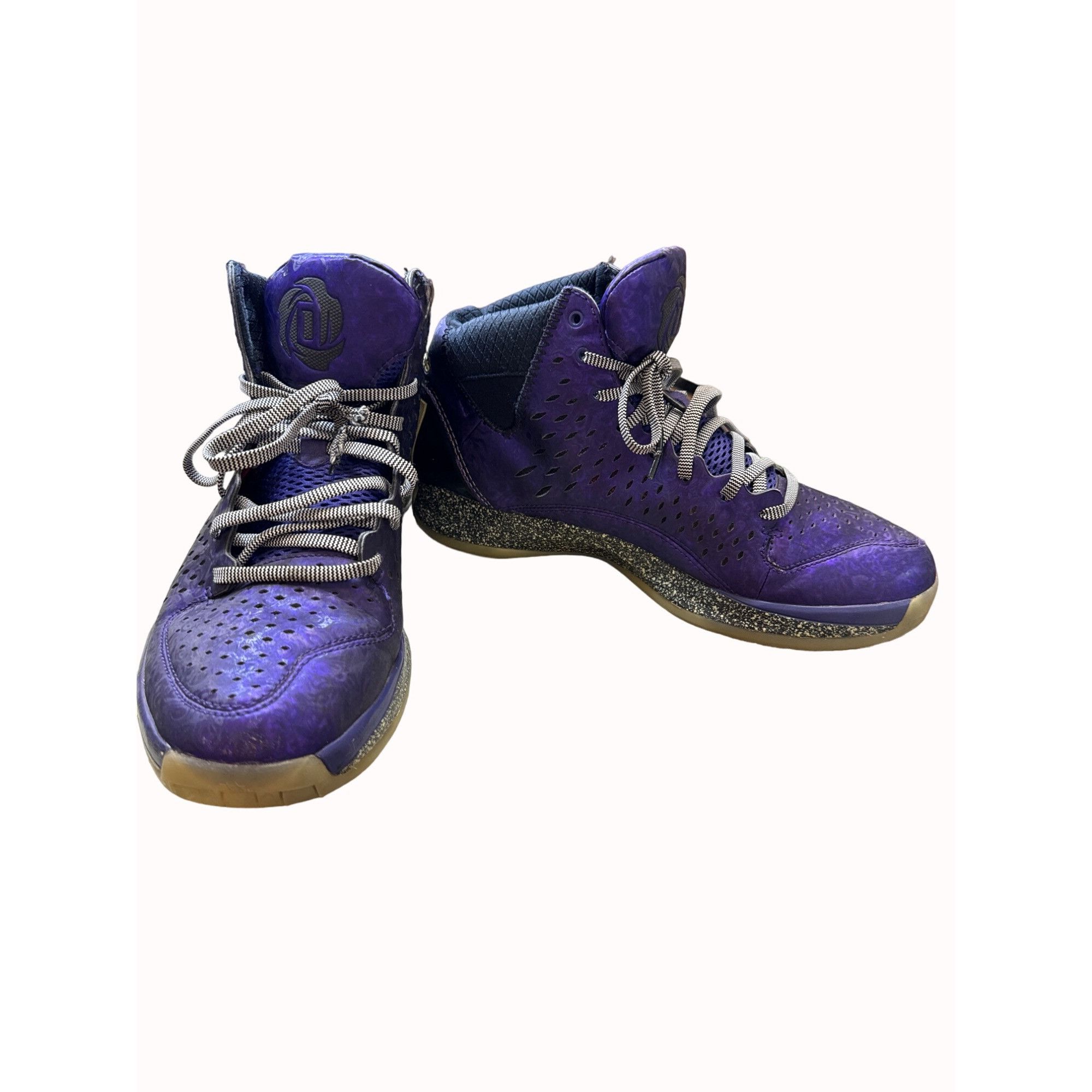 Adidas Adidas Rose Night Before Xmas 2012 men’s purple basketball s Size US 8.5 / EU 41-42 - 2 Thumbnail