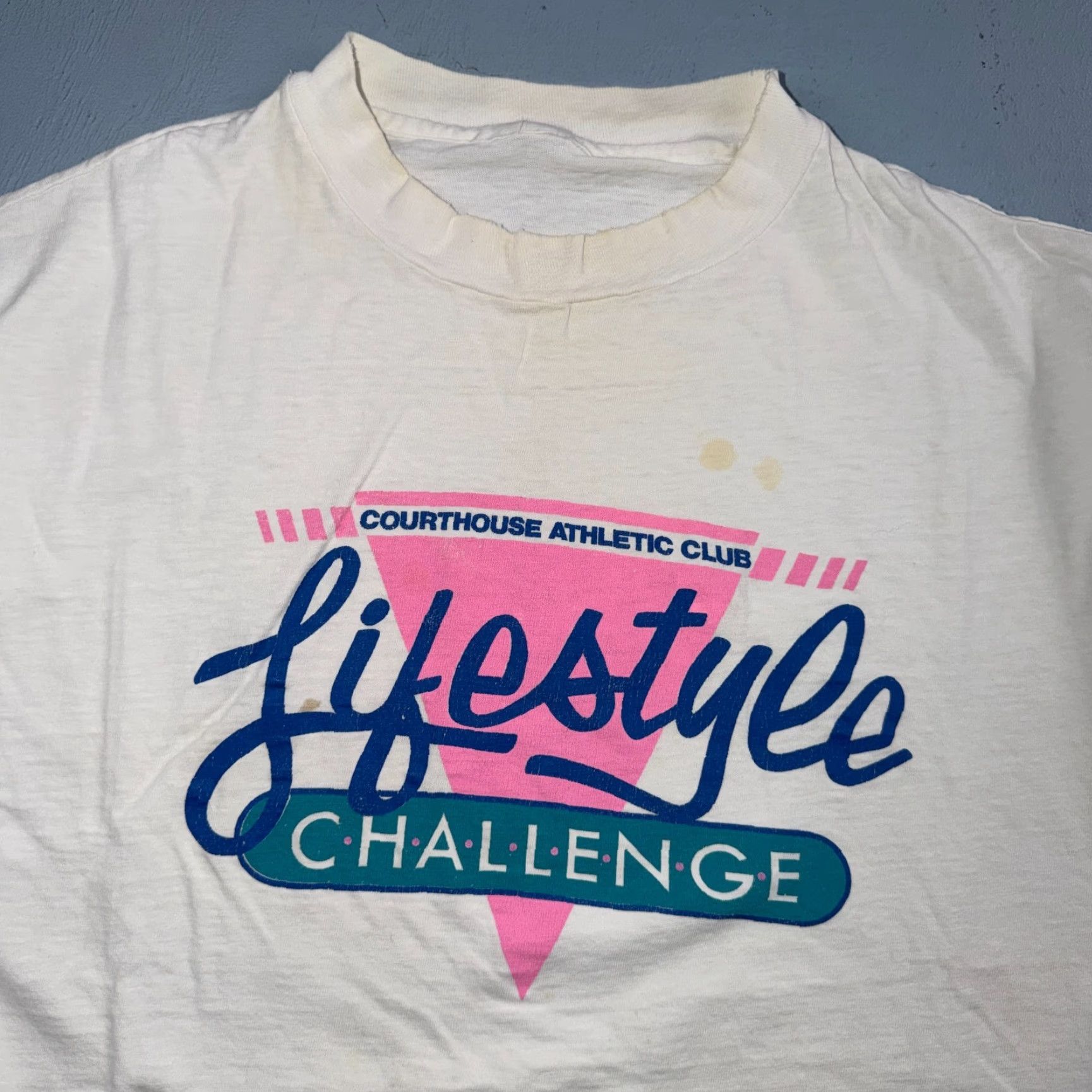Alife VINTAGE Courthouse Athletic T Shirt Men L White Short Sleeve Crew Neck 90s Graphic Print Portland VTG Size US L / EU 52-54 / 3 - 2 Thumbnail