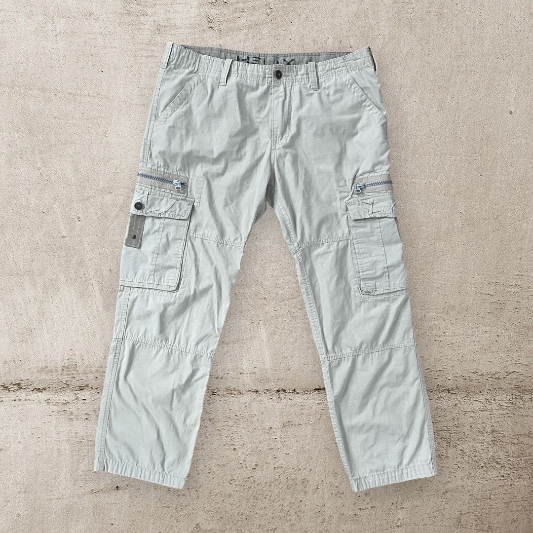 Helix Y2K Helix Cargo Pants Khaki Skater Grunge | Grailed