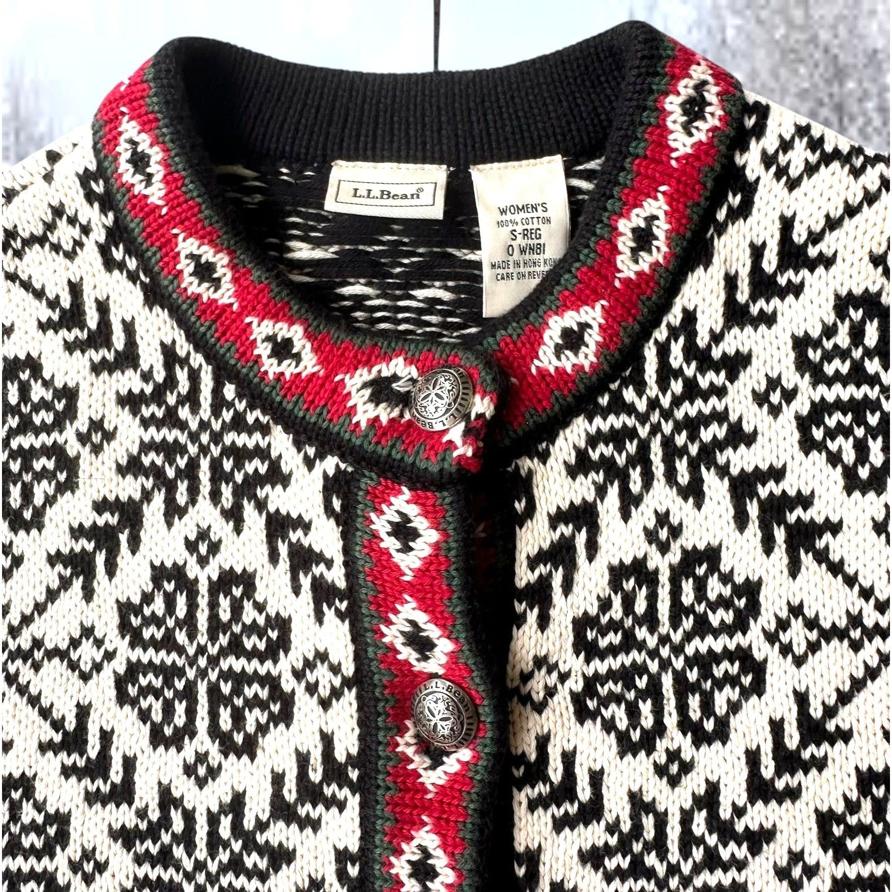 L.L. Bean Vintage LL Bean Cardigan Sweater Womens S Regular Hong Kong Size S / US 4 / IT 40 - 4 Thumbnail