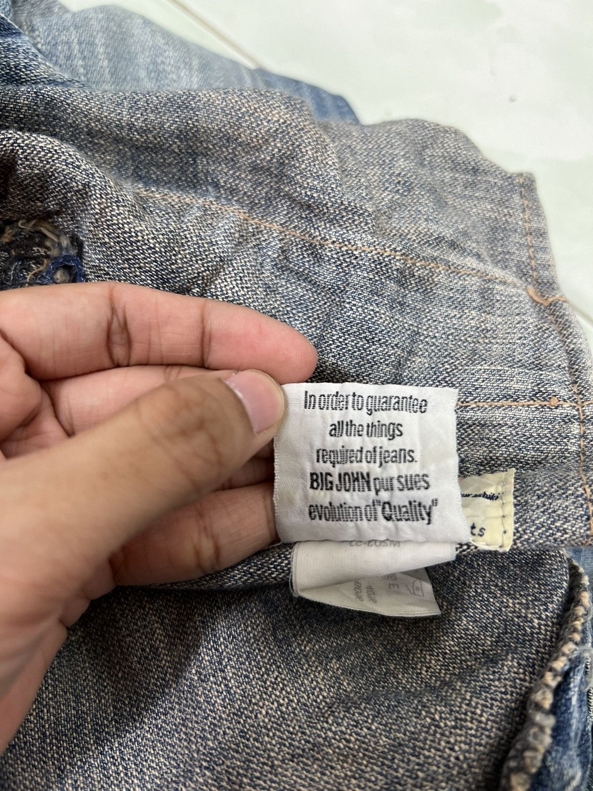 Big John 🔥 VINTAGE BIG JOHN WORKER DENIM PANTS Size US 32 / EU 48 - 13 Thumbnail