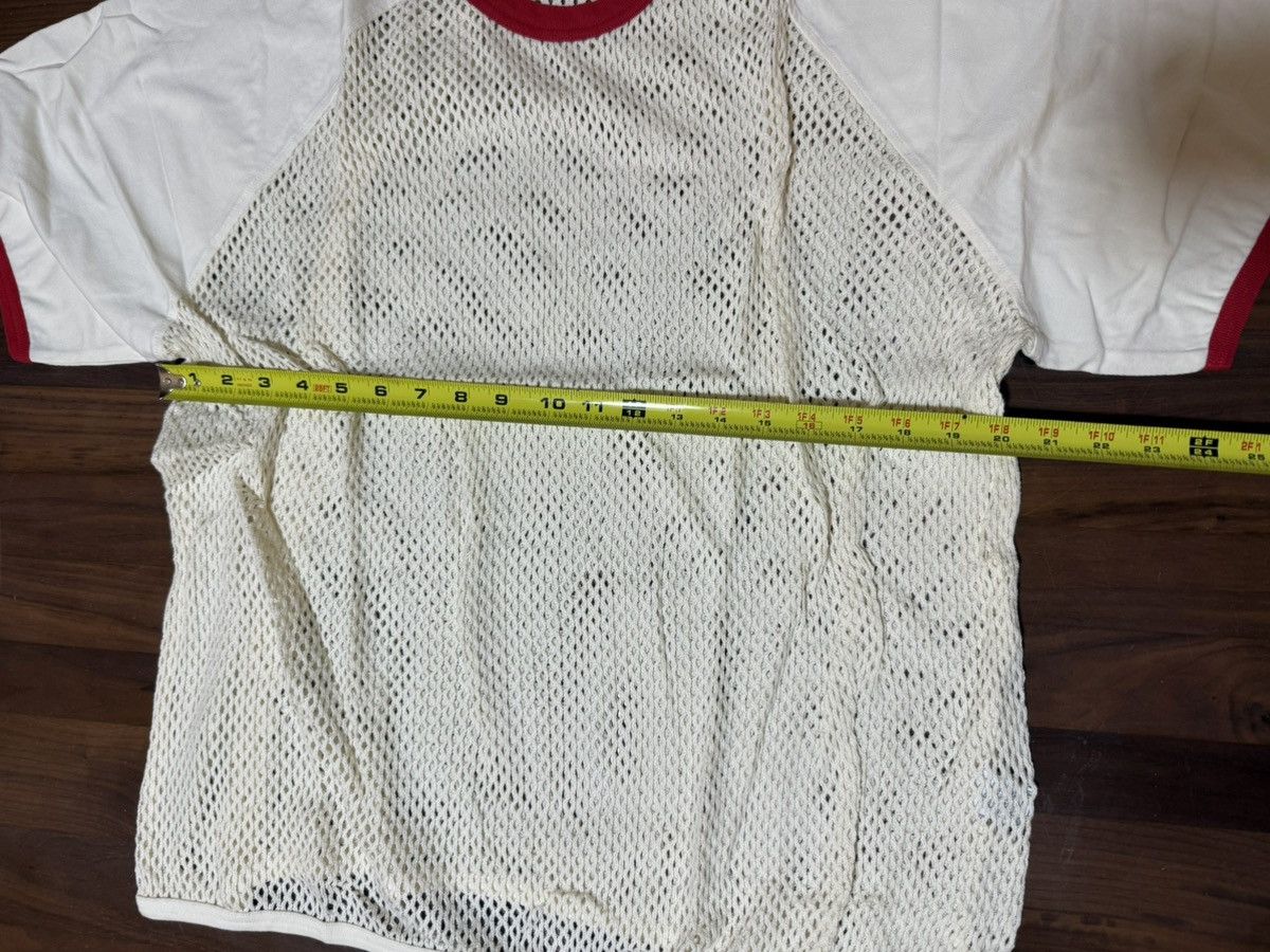 Aime Leon Dore Aime Leon Dore ALD Mesh Ringer Tee Pristine / Red Size XXL Size US XXL / EU 58 / 5 - 5 Thumbnail