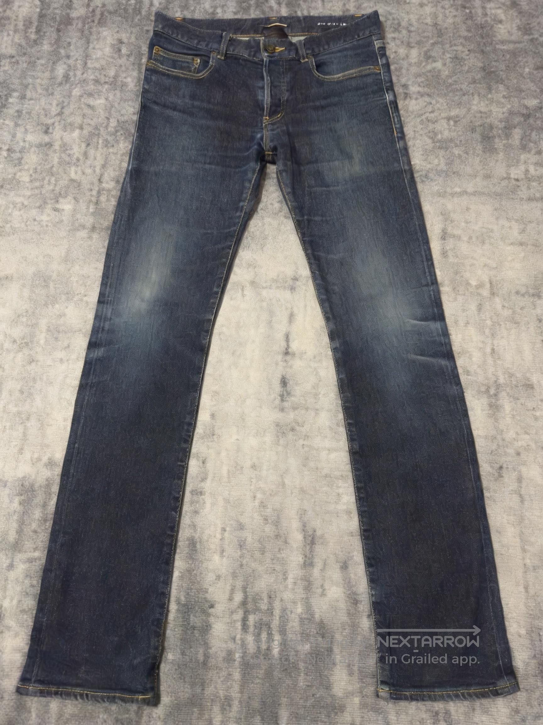 Hedi Slimane 2000s Dolce & Gabbana Double Waist Embroidered Denim