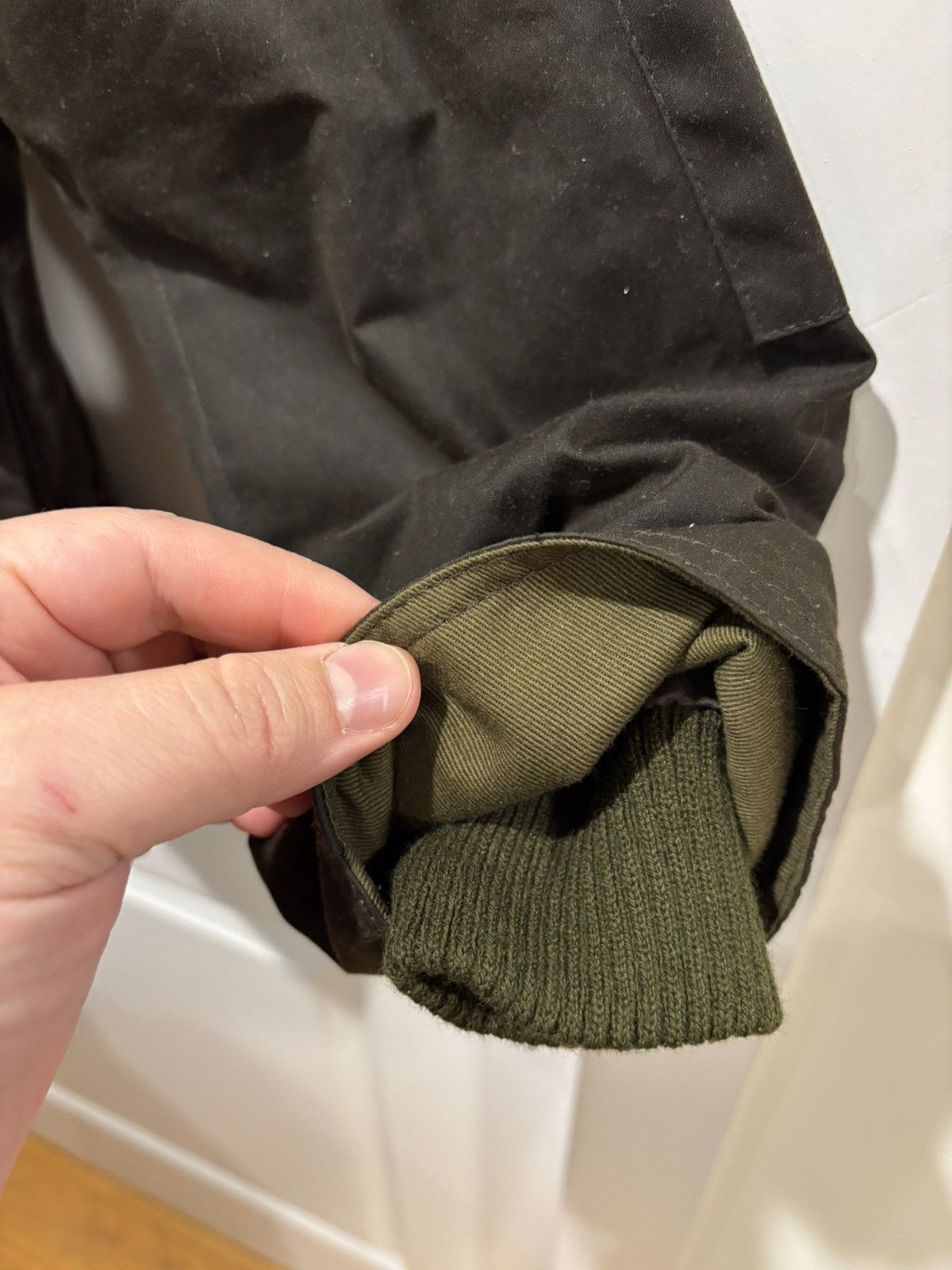 Barbour × Engineered Garments NOS Barbour x Engineered Garments Upland Wax Jacket L Olive Size US L / EU 52-54 / 3 - 10 Thumbnail