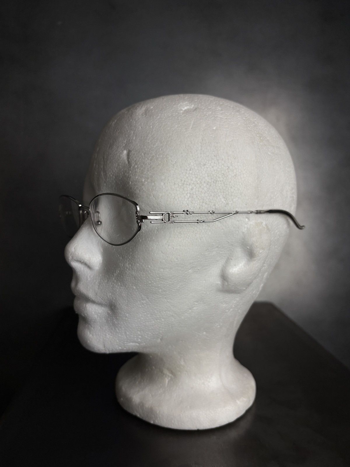 Vintage Christian Dior Glasses Metal Flower 3825 2000s 1990s
