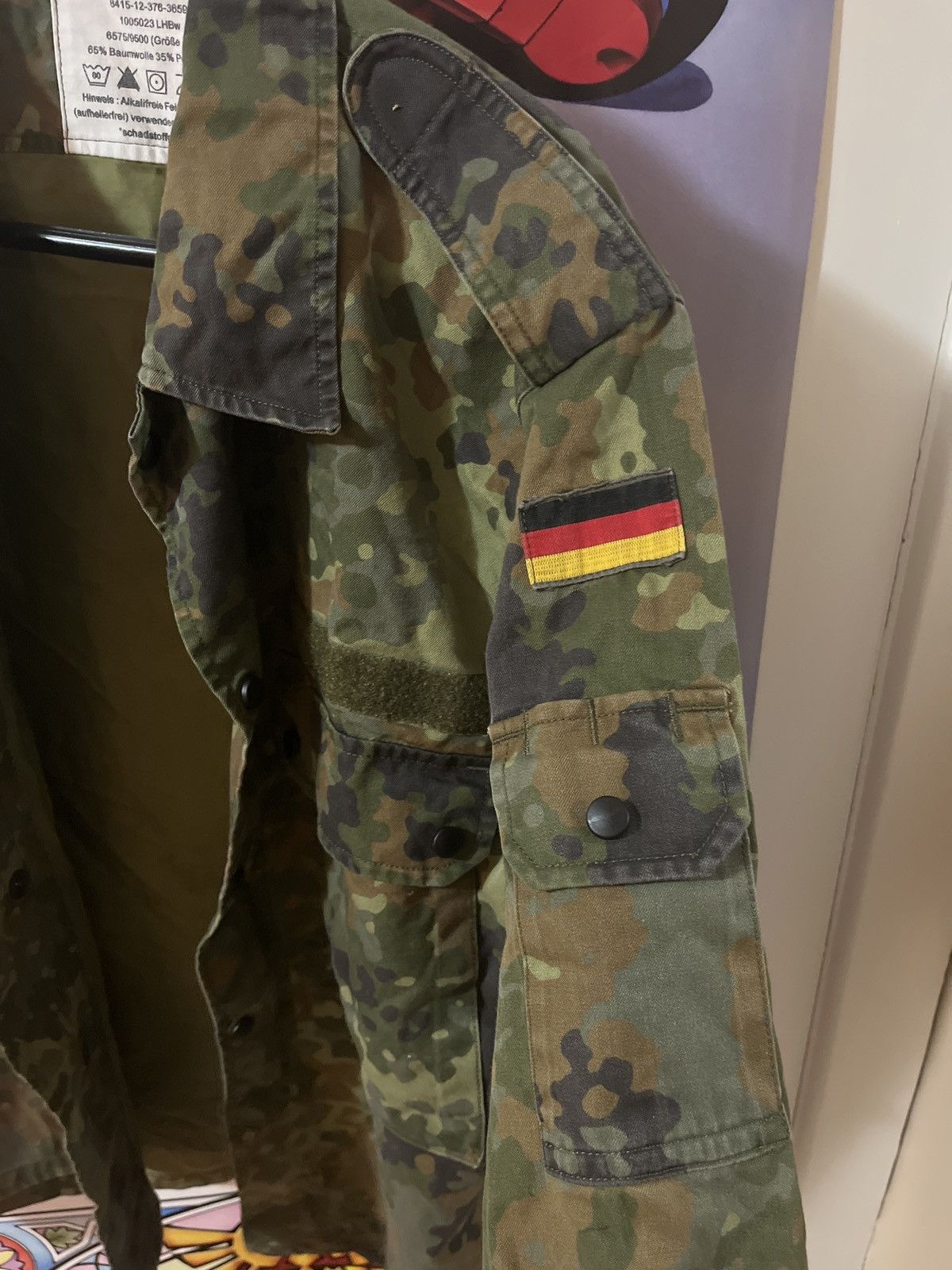 Other German Army Bundeswehr Flecktarn Zipper Shirt Size US M / EU 48-50 / 2 - 4 Thumbnail