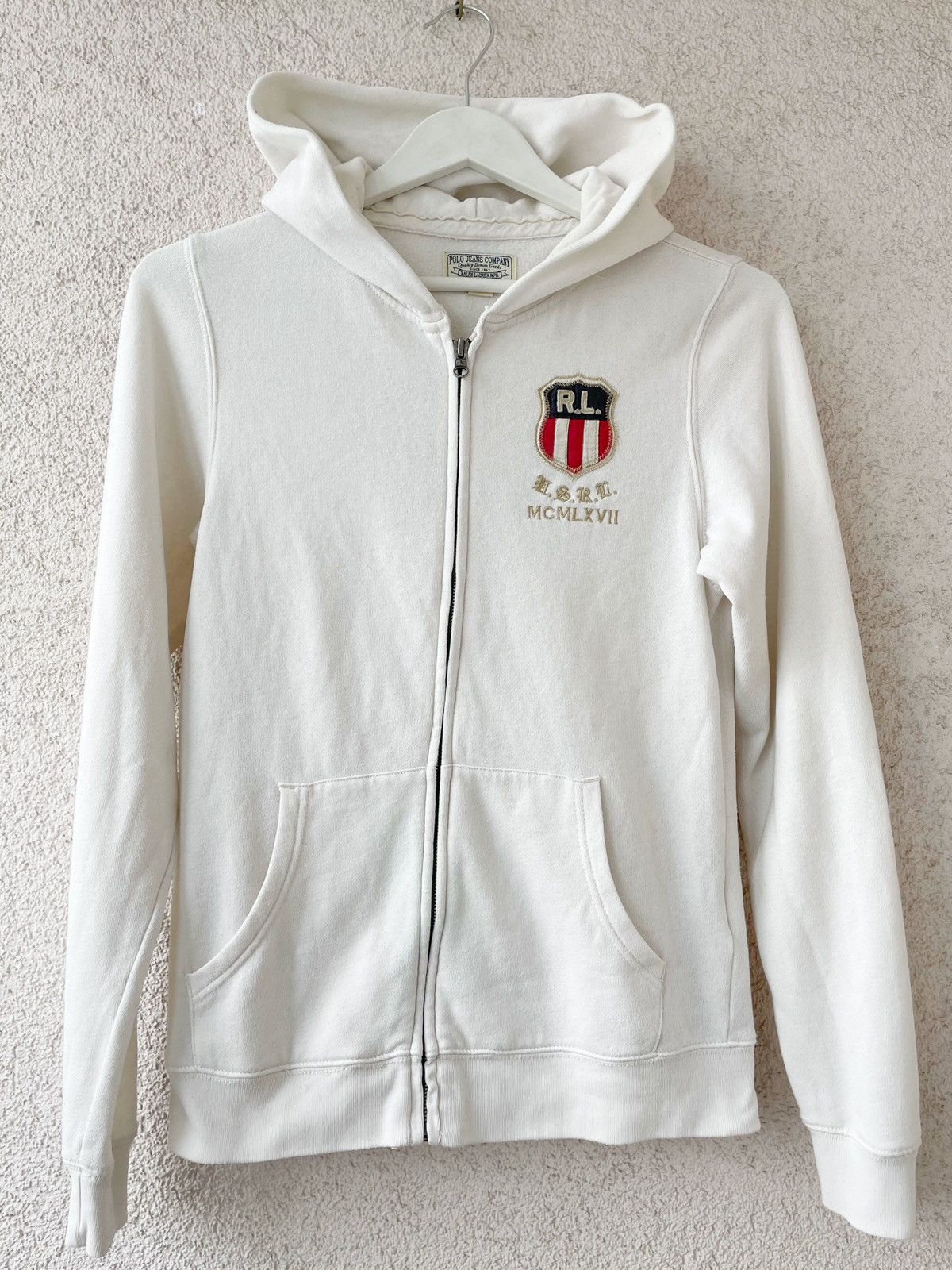 Polo Ralph Lauren Men's vintage zippered hoodie Ralph Lauren polo Size S Size US S / EU 44-46 / 1 - 1 Thumbnail