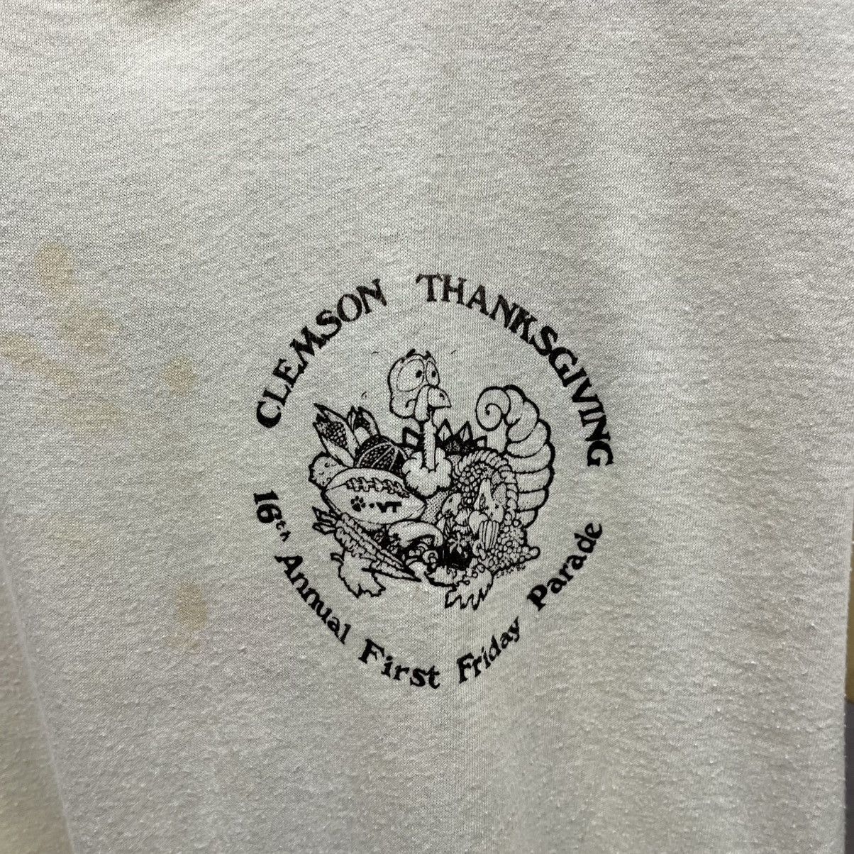 Vintage Vintage 1980s Clemson University Tigers 1986 First Friday Te Size US L / EU 52-54 / 3 - 5 Thumbnail