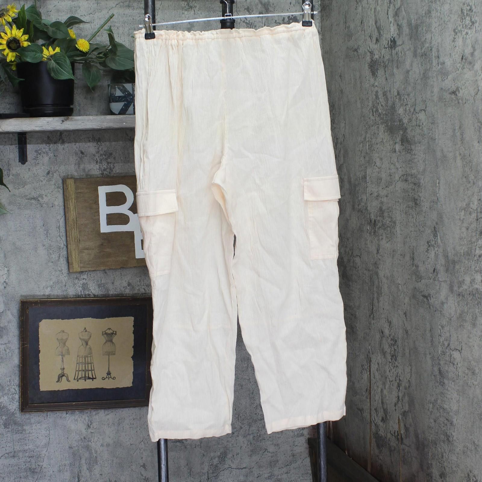 Sanctuary Nwt Sanctuary Cover Up Pants Sacc24849 White Sand Pink M Size ONE SIZE - 2 Thumbnail