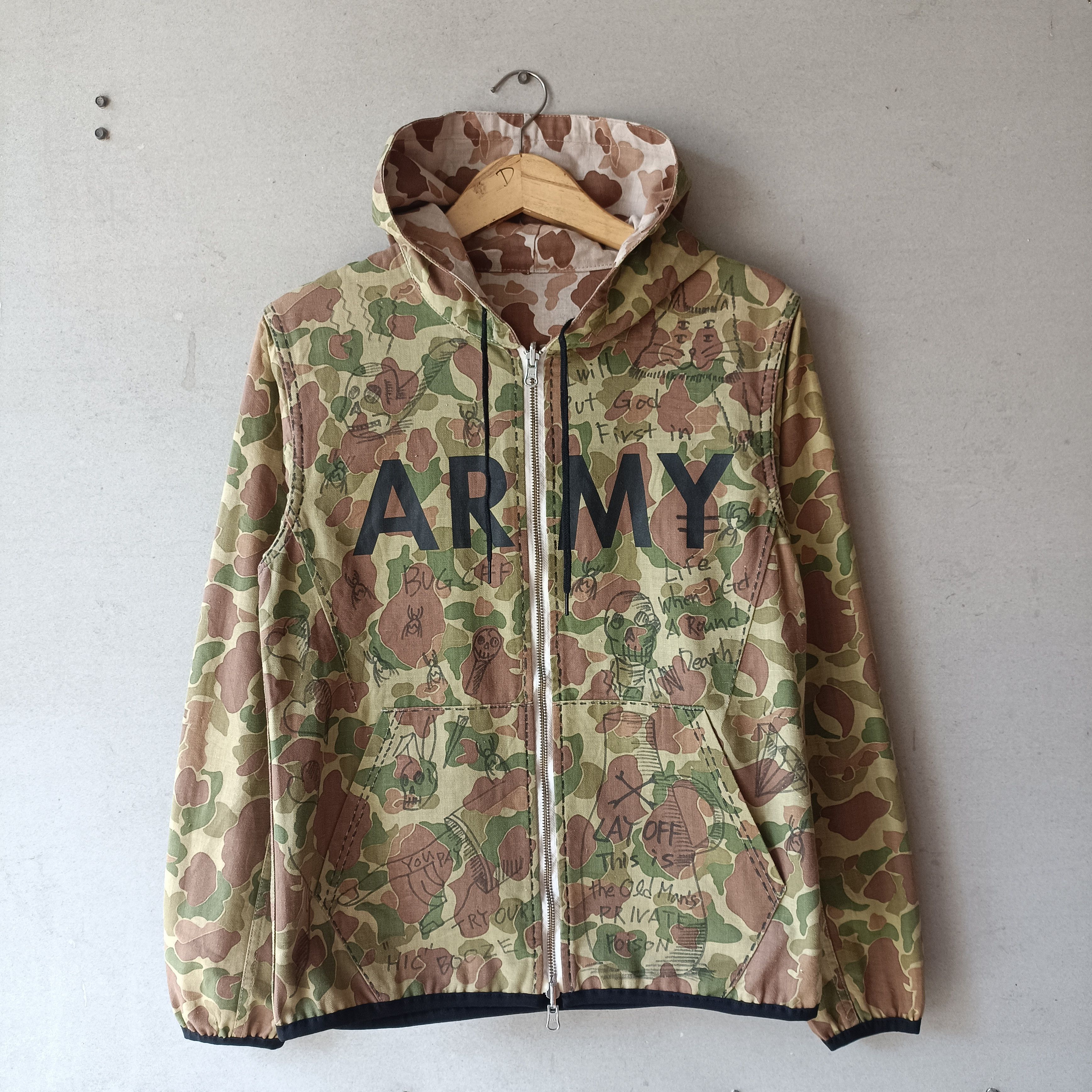 Japanese Brand Armed Japan Duck Hunter Camouflag Reversible Jacket Size US S / EU 44-46 / 1 - 1 Thumbnail