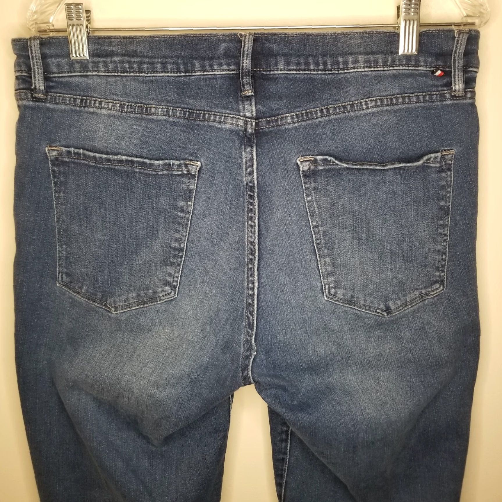 Tommy Hilfiger TOMMY HILFIGER Womens Skinny Jeans Size 14 Blue Greenwich Regular Size 36" / US 14 / IT 50 - 5 Thumbnail