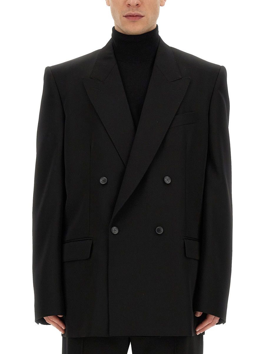 Balenciaga BALENCIAGA REGULAR FIT JACKET - BLACK Size US M / EU 48-50 / 2 - 1 Thumbnail