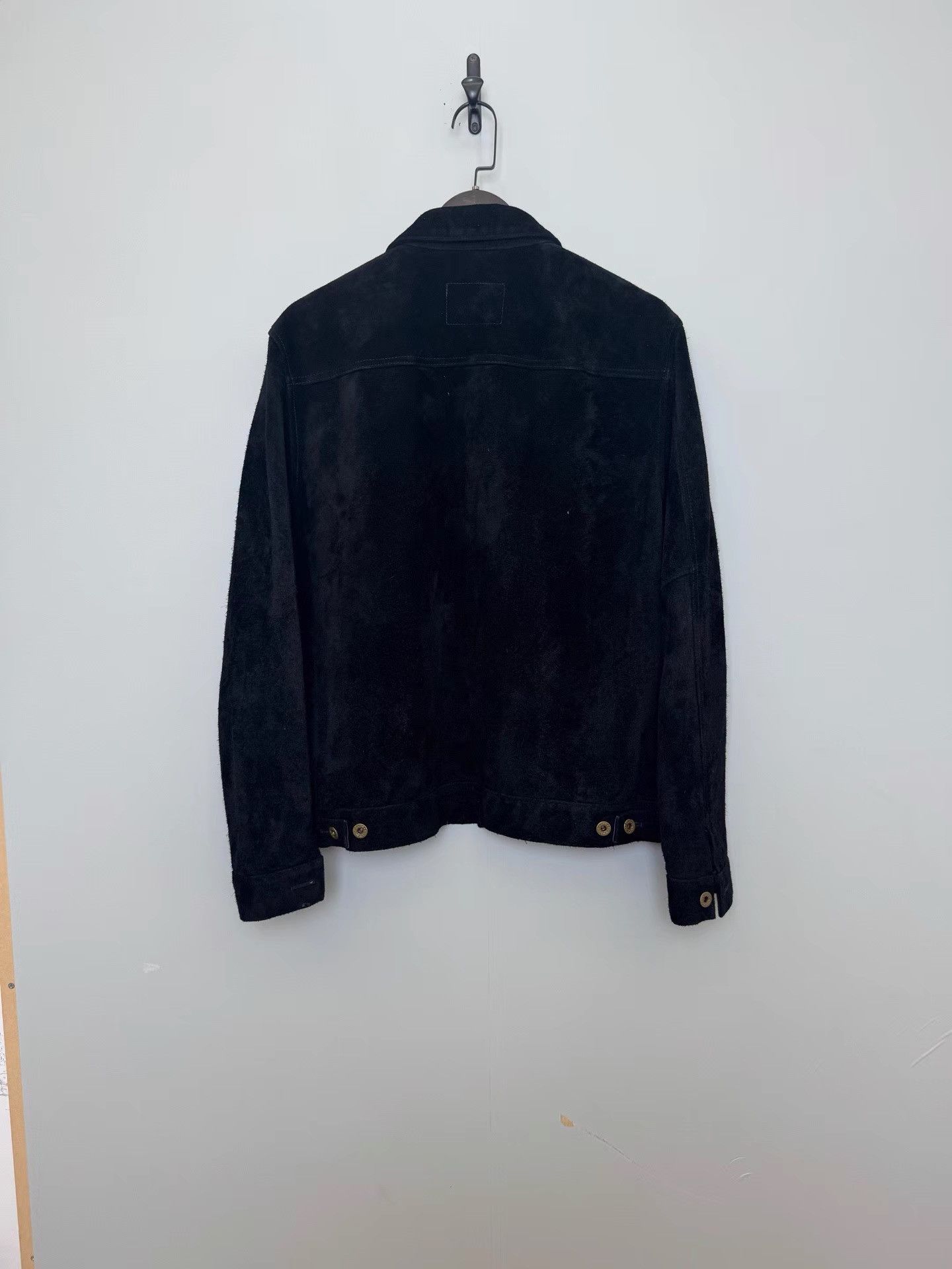 Y'2 Leather Y-2 LEATHER Black Suede Leather Jacket K36 Size US XS / EU 42 / 0 - 2 Thumbnail