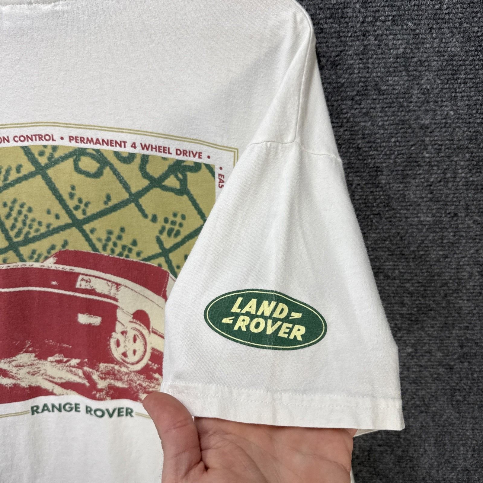 Vintage Vintage Land Rover Shirt Mens XL White 90s Safari Outdoors N Size US XL / EU 56 / 4 - 7 Thumbnail