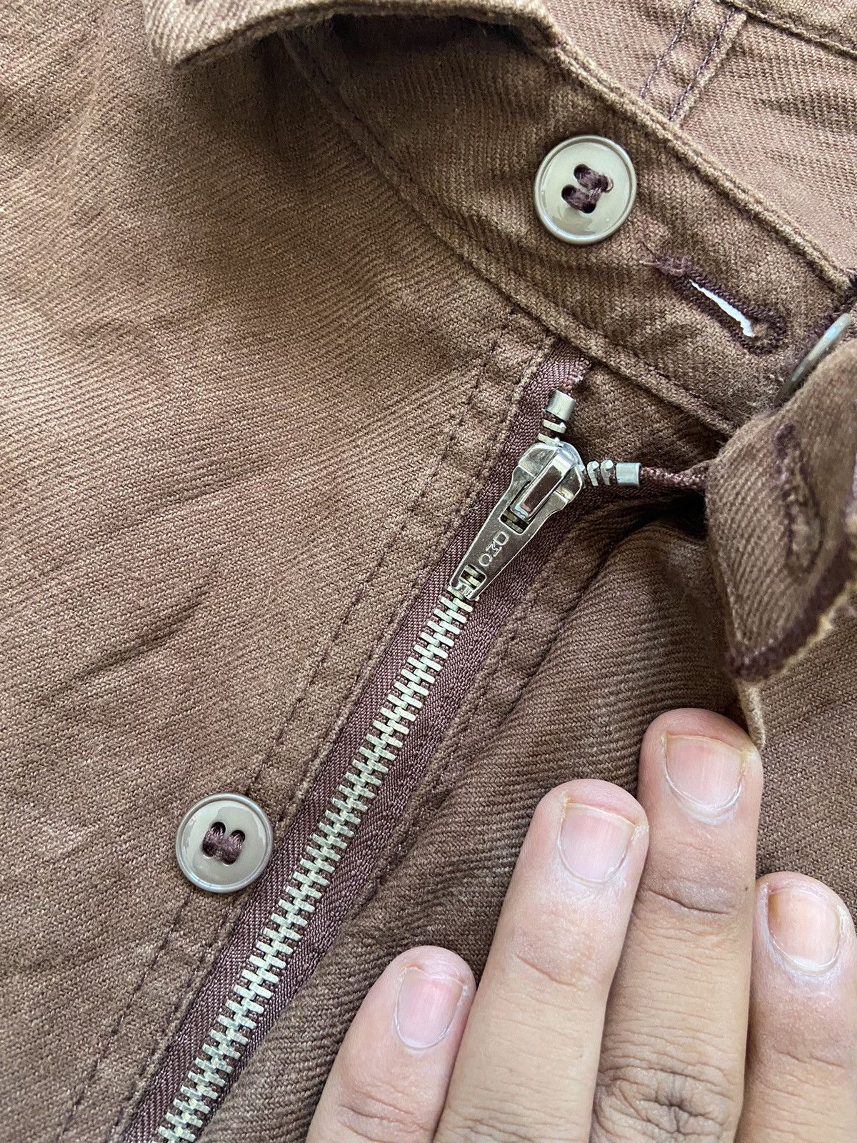 CABANE de ZUCCa × Issey Miyake Vintage 2000’s Zucca Travail Spiral Design Chore Jacket Size US M / EU 48-50 / 2 - 7 Thumbnail