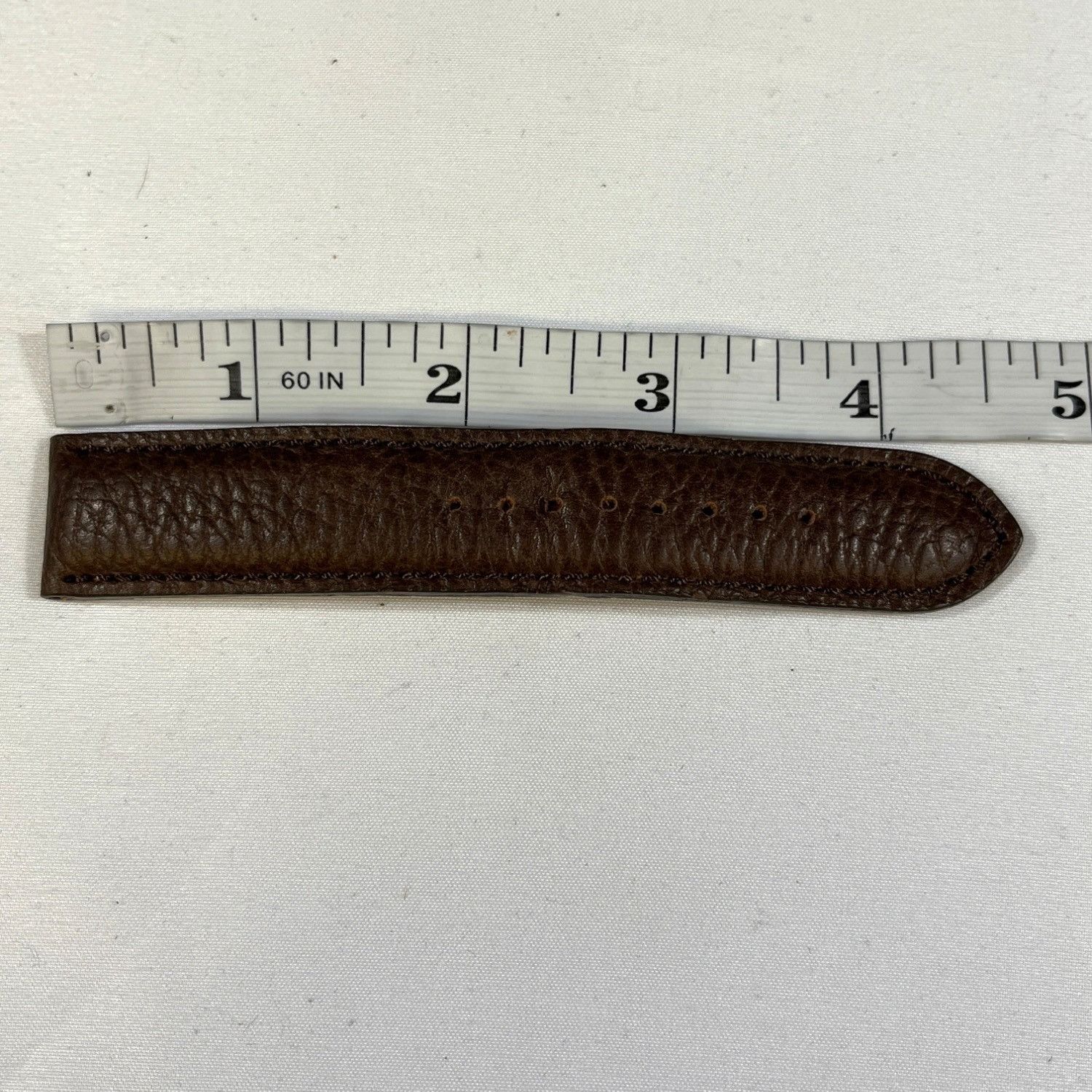 Other Vintage Men's Brown Genuine Leather Watchband SKU 6440 Size ONE SIZE - 5 Thumbnail