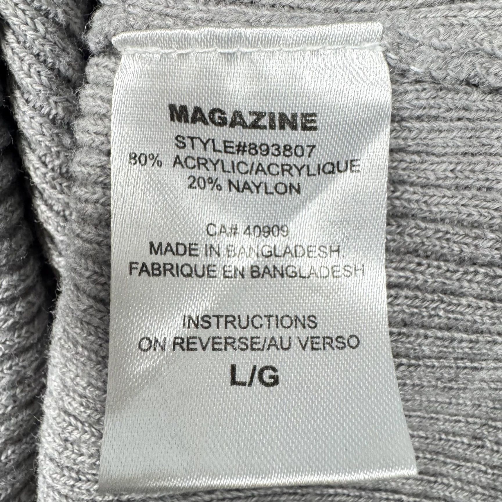 Vintage Magazine Sweater L Buckles Moto Chic Indie Sleaze Y2K McBling Corporate Goth Size L / US 10 / IT 46 - 6 Thumbnail
