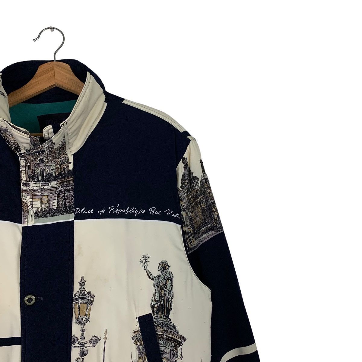 Japanese Brand DIRECCION NO25 PARIS HISTORY FULLPRINT JACKET #0130-C7 Size US M / EU 48-50 / 2 - 5 Thumbnail