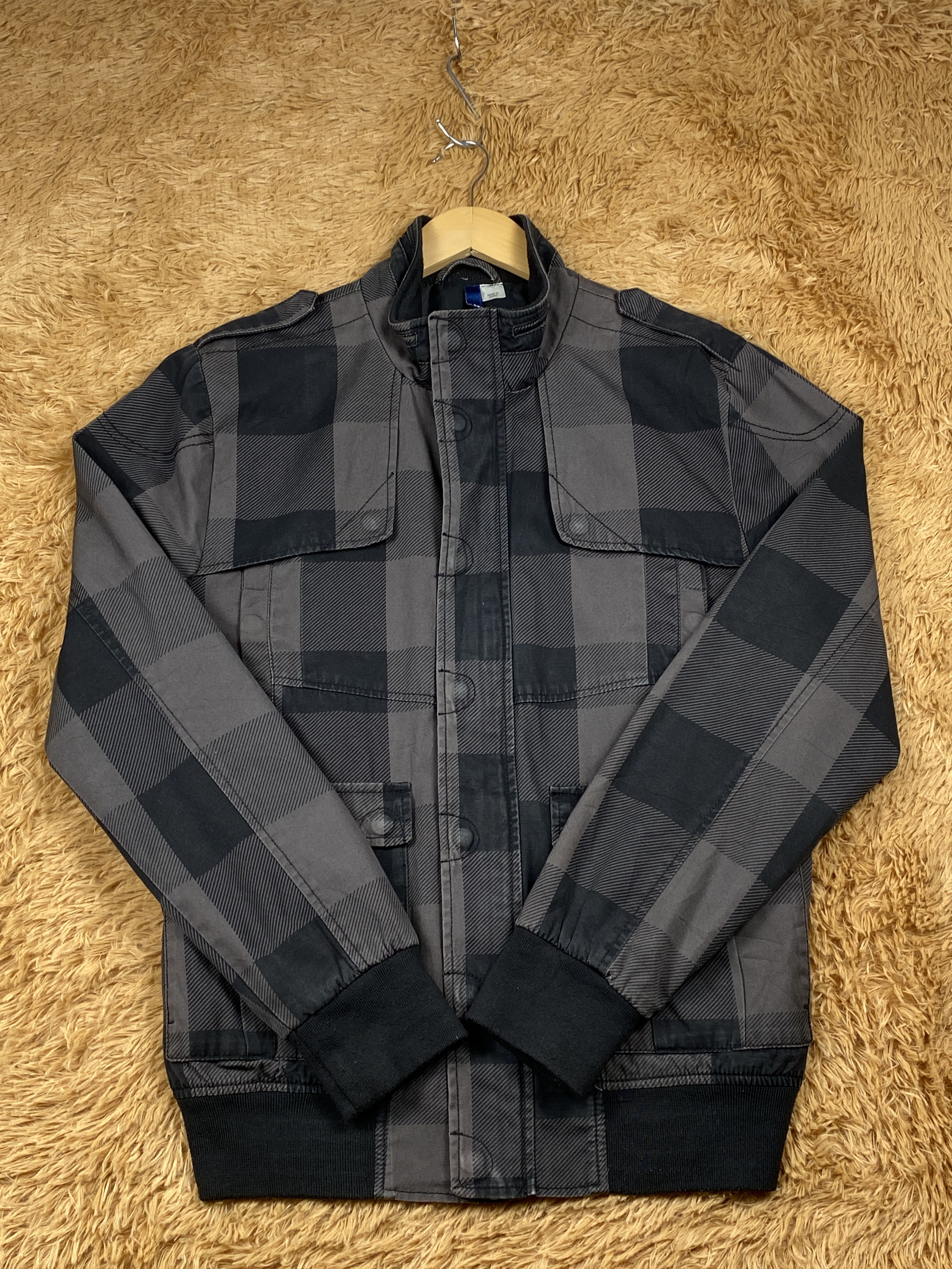 Japanese Brand Vintage Japanese Brand Flannel Zip Up Jacket J1643 Size US S / EU 44-46 / 1 - 4 Thumbnail