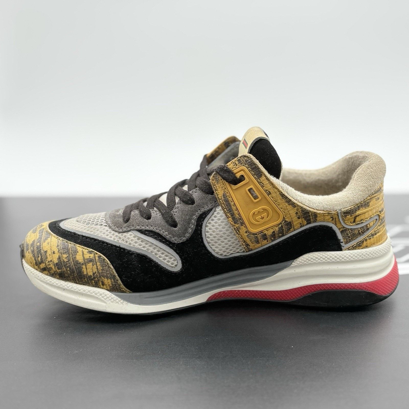 Gucci Size 6.5 G (7 US) - Gucci Ultrapace ' Yellow Tejus Printed ' Size US 7 / EU 40 - 4 Thumbnail