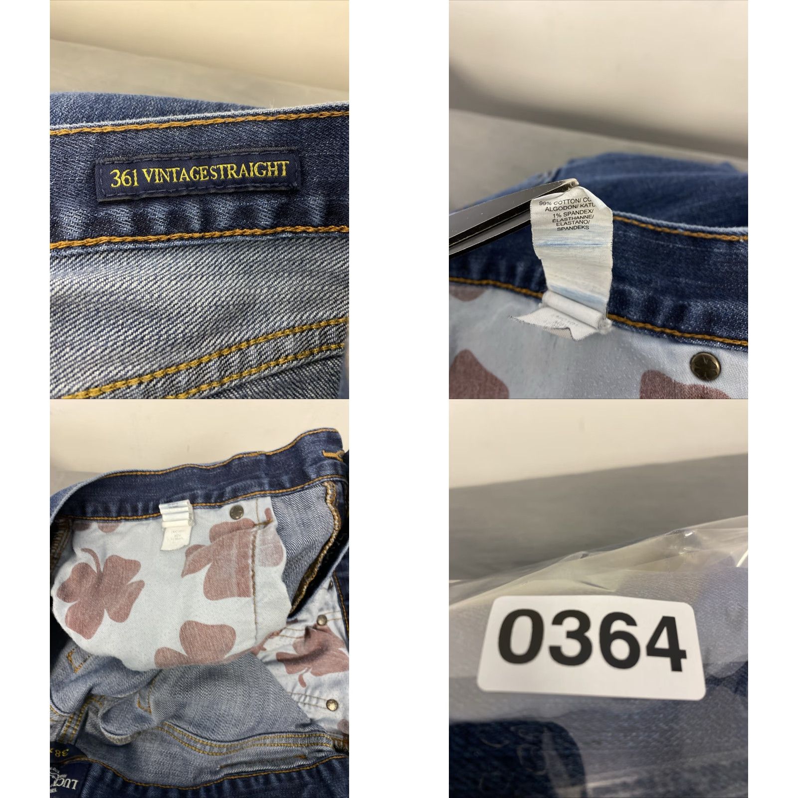 Lucky Brand Lucky Brand Jeans Men’s 38x34 Blue Straight Bootcut Jeans /0364 Size US 38 / EU 54 - 9 Thumbnail